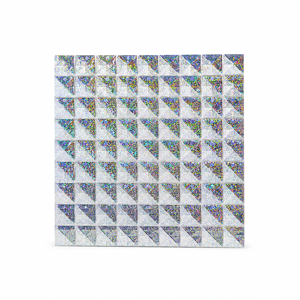 Panou Decorativ 3D Strălucitor pentru Perete 30 × 30 cm – Placă Modulară cu Efect Reflectorizant, Ideal pentru Decor Evenimente, Nunți, Botezuri și Petreceri