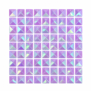 Panou Decorativ 3D Strălucitor Mov Iridescent 30 × 30 cm – Placă Decorativă Modulară pentru Perete, Fundal Foto, Decor pentru Nunți, Botezuri, Petreceri și Evenimente