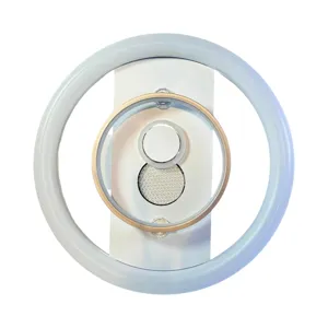Plafonieră LED rotundă 49.5 cm, 36W, design modern cu inel luminos și element central decorativ, montaj pe tavan