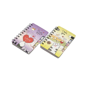 Carnet pentru Copii cu Spirală, Copertă Ilustrată, File Dictando, Caiet pentru Școală, Desen și Notițe, Modele Diverse