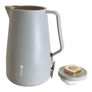 Cană Termos 1.5L cu Izolație Termică, Recipient pentru Cafea, Ceai și Băuturi Calde sau Reci, Mâner Ergonomic și Capac Etanș