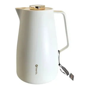 Cană Termos 2L cu Izolație Termică, Recipient pentru Cafea, Ceai și Băuturi Calde sau Reci, Mâner Ergonomic și Capac Etanș