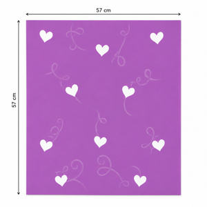 AMBALAJ DECORATIV PENTRU BUCHETE DE FLORI 57 × 57 CM, SET 20 BUCĂȚI