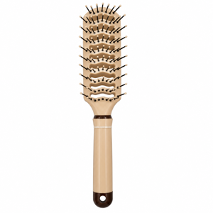 Perie de Păr Profesională 23,5 cm, Model Ventilat, cu Peri Flexibili și Mâner Ergonomic, pentru Descurcare și Coafare