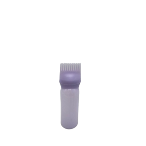 Flacon din Plastic cu Pieptene Aplicator pentru Vopsirea Părului, 180 ml, Recipient pentru Aplicarea Uniformă a Vopselei de Păr