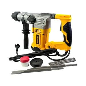 Rotopercutor electric profesional cu percuție, mandrină SDS Plus, set accesorii inclus