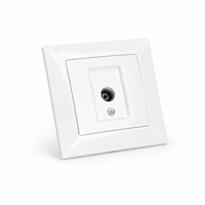 Priză Antenă TV, Conector pentru Semnal TV și Cablu Coaxial