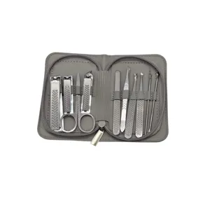 Trusă pentru Manichiură și Îngrijirea Unghiilor, Set 10 Piese cu Accesorii Diverse