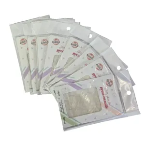 Set 48 Benzi Adezive pentru Unghii False, Adeziv Tip Jelly Glue, 12 Dimensiuni, Aplicare Rapidă pentru Unghii Press On, Transparent, Subțire și Flexibil