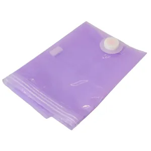 Sac Vidat Depozitare din Plastic Transparent, 50x60 cm, Compresie Vacuum, Etanș, Reutilizabil, Protecție Anti-Miros și Umiditate, Ideal pentru Haine, Pături, Perne și Textile de Sezon