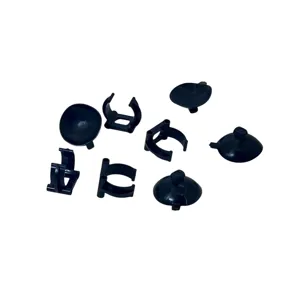 Set 8 Ventuze cu Cleme pentru Acvariu – Suport Fixare Tuburi, Cabluri și Accesorii, Plastic Rezistent
