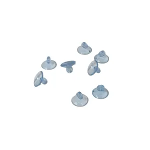 Set 8 Ventuze Transparent pentru Acvariu – Suport Fixare Tuburi și Accesorii, Cauciuc Rezistent