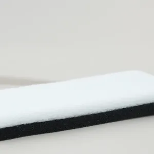 Filtru burete dublu pentru acvariu, strat alb si negru, filtrare mecanica si biologica, lavabil si reutilizabil