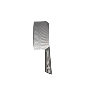 Satar Masiv de Bucătărie din Oțel Inoxidabil, cu Lamă Lată și Mâner Ergonomic, pentru Tăiat și Porționat Carne, Argintiu