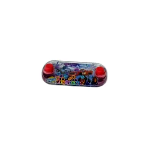 Joc cu Apă Portabil cu Inele pentru Copii – 15x7.5 cm, Cu Buton, Disponibil în Culori Vii