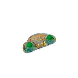 Joc cu Apă Semicircular pentru Copii – 2 Butoane, Culoare Verde, Format Ergonomic, Tematică Acvatică