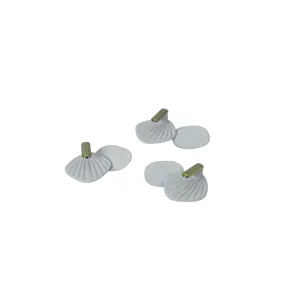 Set 3 Agățători Autoadezive Decor Scoică cu Suport Metalic – 6KG
