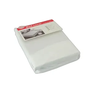 Husă de pat albă 160x200+25 cm din bumbac – rezistentă, practică și ușor de întreținut