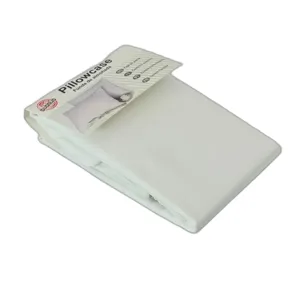 Husă de pernă albă 70x70 cm din bumbac – rezistentă, moale și ușor de întreținut