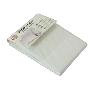 Husă de pernă albă 40x40 cm din bumbac – rezistentă, practică și ușor de întreținut