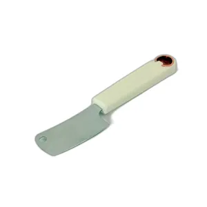 Mini Satar de Bucătărie cu Lamă din Inox și Mâner Ergonomic Alb – Rezistent, Ușor de Utilizat, Ideal pentru Tăierea Cărnii și a Legumelor