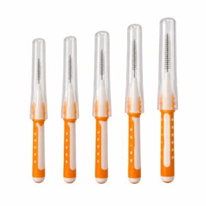 Set 5 Periuțe Interdentare pentru Curățarea Spațiilor dintre Dinți, 2,2–3,8 mm, Perii pentru Igienă Orală și Îndepărtarea Plăcii Bacteriene