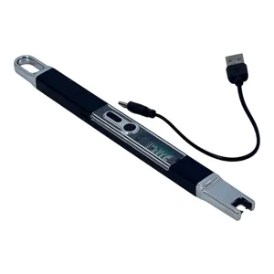 Brichetă Electrică USB Tip Arc cu Afișaj Digital – Reîncărcabilă, Disponibilă în Mai Multe Culori