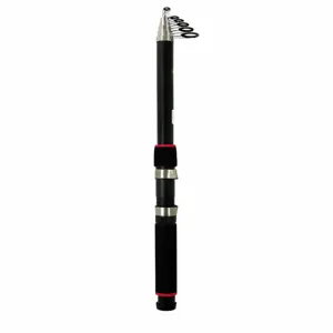 Lansetă Telescopică 360 cm, Tijă Carbon, Prindere Metalică, Mâner EVA Antialunecare