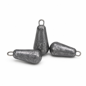 Plumb pentru Pescuit Set 4 Bucăți x 20 g, Greutăți pentru Monturi și Lansări Precise