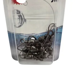 Set 8 vartelnita pentru Pescuit cu Agrafă Metalică, Mărimea 3, Accesorii pentru Monturi și Fir de Pescuit