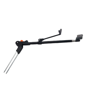 Suport Telescopic pentru Undiță și Lanseta de Pescuit, Lungime 2,4 m, Diametru 19 mm, Reglabil, Negru