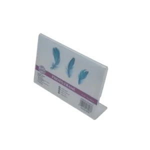 Ramă Foto 15x10 cm din Plastic Transparent – Disponibil în Mai Multe Culori