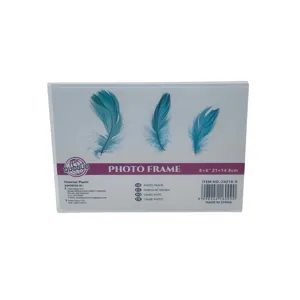 Ramă Foto din Plastic 21x14,8 cm (8x6 inch), Suport Birou și Decor – Disponibil în Mai Multe Culori