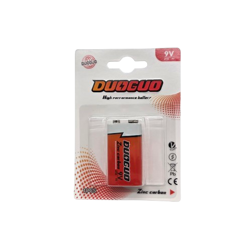 Baterie 9V, Zinc-Carbon pentru Aparate și Dispozitive Electronice