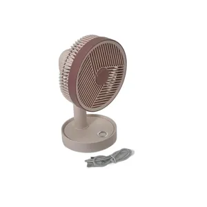 Ventilator Portabil USB 13x11x22cm cu Bază Rotundă – Ventilator Silențios de Birou, Disponibil în mai multe culori