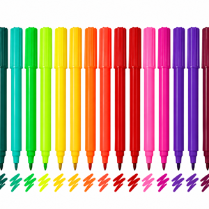 Set 18 Carioci Colorate, Culori Diverse, pentru Desen, Colorat și Activități Creative
