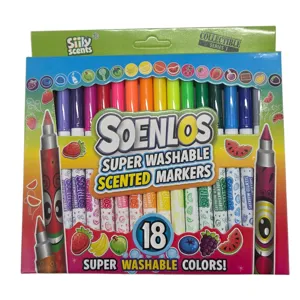 Set 18 Carioci Colorate pentru Desen, Colorat și Activități Creative, Copii