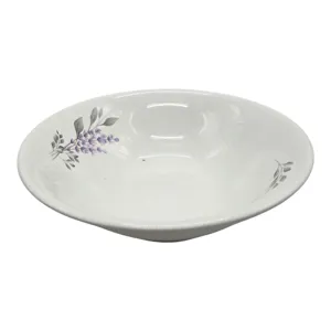 Bol Ceramică 18 cm (7"), Model Floral Elegant, pentru Servire