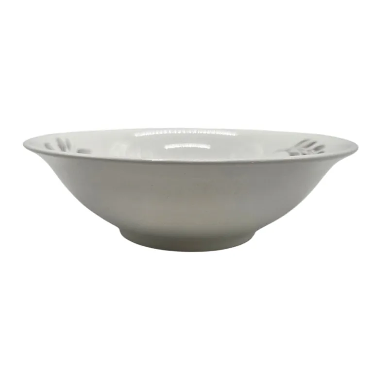 Bol Ceramică 20,  (8"), Model Floral Elegant, pentru Servire