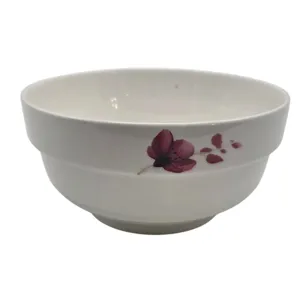 Bol Ceramică cu Orhidee, 13 cm (5"), Model Floral Elegant, pentru Servire