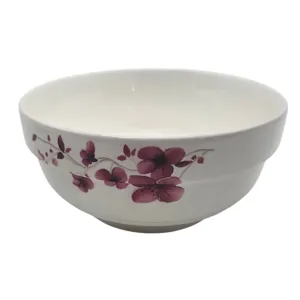 Bol Ceramică cu Orhidee, 15 cm (6"), Model Floral Elegant, pentru Servire