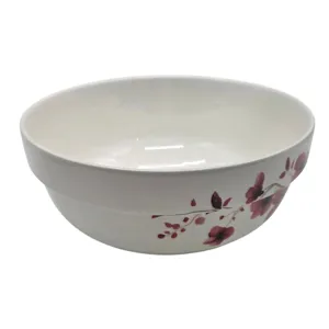  Bol Ceramică cu Orhidee, 18 cm (7"), Model Floral Elegant, pentru Servire