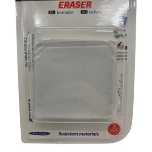 Radieră Albă pentru Creion și Grafit, 4,2 x 4,2 x 2 cm