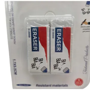 Set 2 Radiere Albe pentru Creion, 5,5 x 1,7 cm