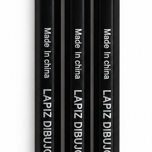 Set 3 Creioane Grafit 5B, Hexagonale, Negre, pentru Desen și Schițe