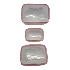Set 3 Caserole cu Capac, Model Floral, Recipiente pentru Păstrarea și Depozitarea Alimentelor 