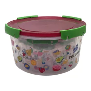 Set 4 Caserole cu Capac pentru Depozitare și Organizare Alimente, Reutilizabile