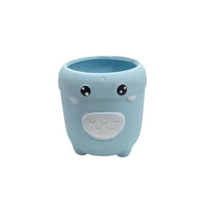 GHIVECI CERAMIC DECORATIV MODEL BUFNIȚĂ 12 × 12 CM PENTRU FLORI ȘI PLANTE DE INTERIOR