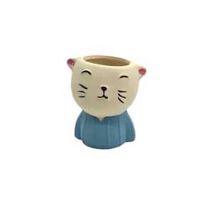 GHIVECI CERAMIC DECORATIV 10 × 11 CM PENTRU FLORI ȘI PLANTE DE INTERIOR, DIFERITE MODELE