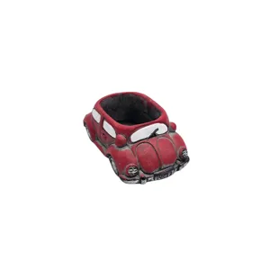 Ghiveci Ceramic Decorativ în Formă de Mașină 14 x 9 x 6.5 cm, Diferite Modele și Culori, Ideal pentru Plante Suculente, Cactuși și Decor Interior